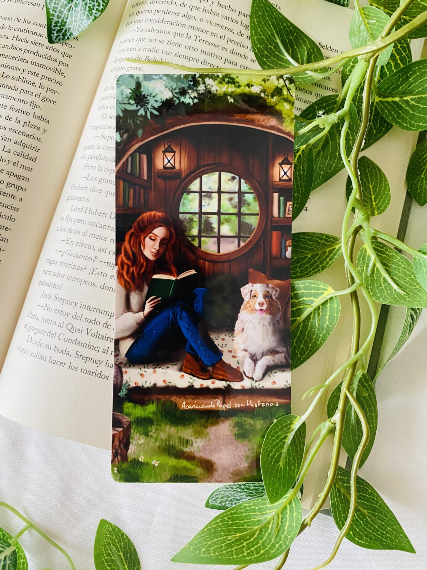 Marcapáginas artesanales hechos a mano de Mi Rincón Literario.